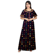 Free Size Women's Cotton Nighty 2pc Maxies Combo Set