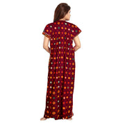 2-Piece Combo Set of 100% Cotton Maxi Nightgown