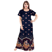 Women's Cotton Night Dress 2-Piece Maxi Combo Set