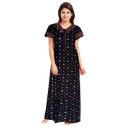 Casual Cotton Maxi Night Dress 2-Piece Set for Women