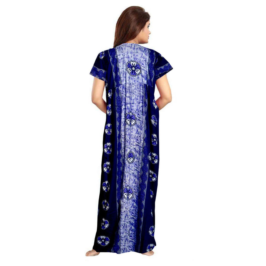 2pcs Women's Cotton Nighty Set – Free Size Night Dress Combo