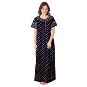 100% Cotton Women's Night Dress 2pcs Maxies Combo Set