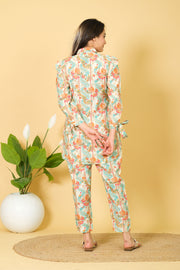 Cotton Multicolor Girls Co-ord Set - Perfect Party Wear Dress