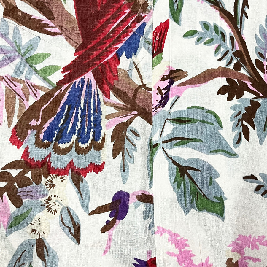 60X60 Cotton Bird Print Fabric 90 GSM Fabric Material Perfect for Dress from Diwam Vastra