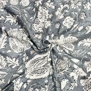 Grey Color Cotton Fabric 100% Pure Cotton 90 GSM Cotton Fabric