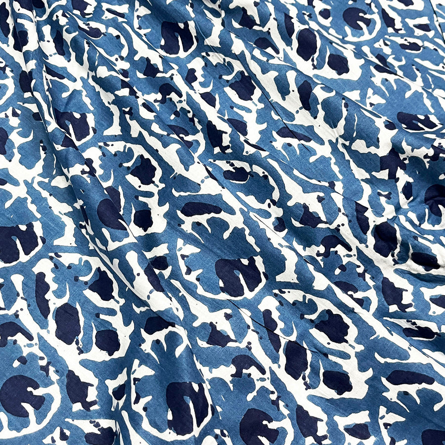 Natural Indigo Blue Color Fabric 90 GSM cotton Fabric Well Made Cotton Fabric