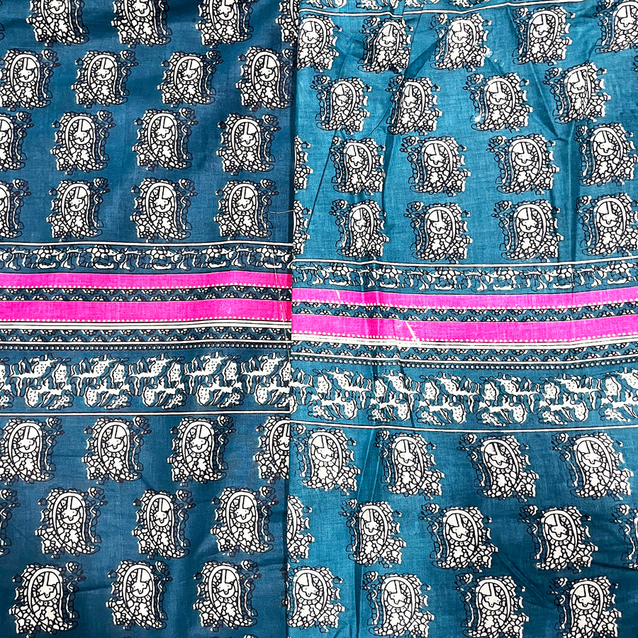 Demandable Indian Ajrakh Print Fabric 100% Cotton Fabric Soft & Relaxable Fabric