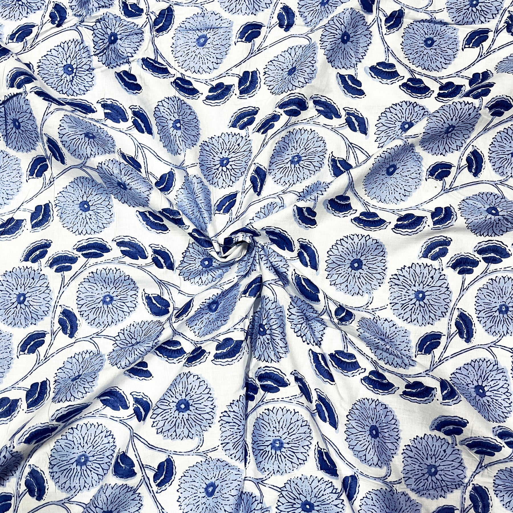 Floral Print Cotton Fabric for Dresses Perfect for Garments