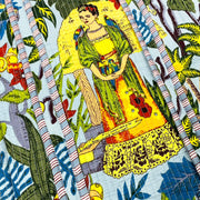 Grey Frida Kahlo Print Tote Bag: Eco-Friendly & Versatile for Every Occasion